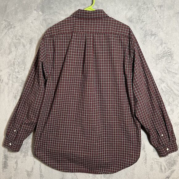 Polo Ralph Lauren Jeans Co. Men's XL Button Down Red Plaid RL Flag L/S - Picture 5 of 7